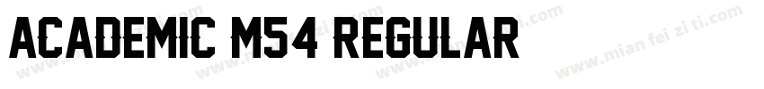 Academic M54 Regular字体转换